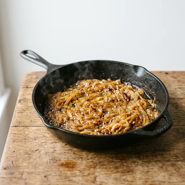 じっくり炒めて甘みを引き出した飴色玉ねぎ